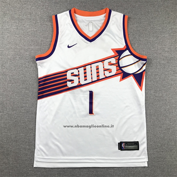 Maglia Bambino Phoenix Suns Devin Booker #1 Association 2023-24 Bianco